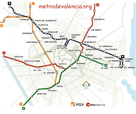 plano metro valencia