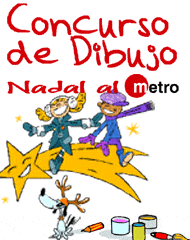 metro Valencia concurso dibujo navidad